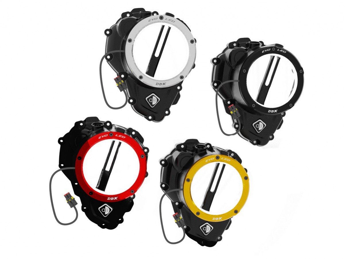 DBK Special Parts (Ducabike) EVO LED Clear Wet Clutch Cover for the Triumph Speed Triple 1200 RR / RS (2021+) DBK Special Parts (Ducabike) EVO LED Clear Wet Clutch Cover for the Triumph Speed Triple 1200 RR / RS (2021+)